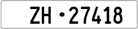 Truck License Plate